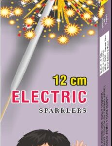 12 Cm Electrical Sparklers - 1 Box (10 Pieces)